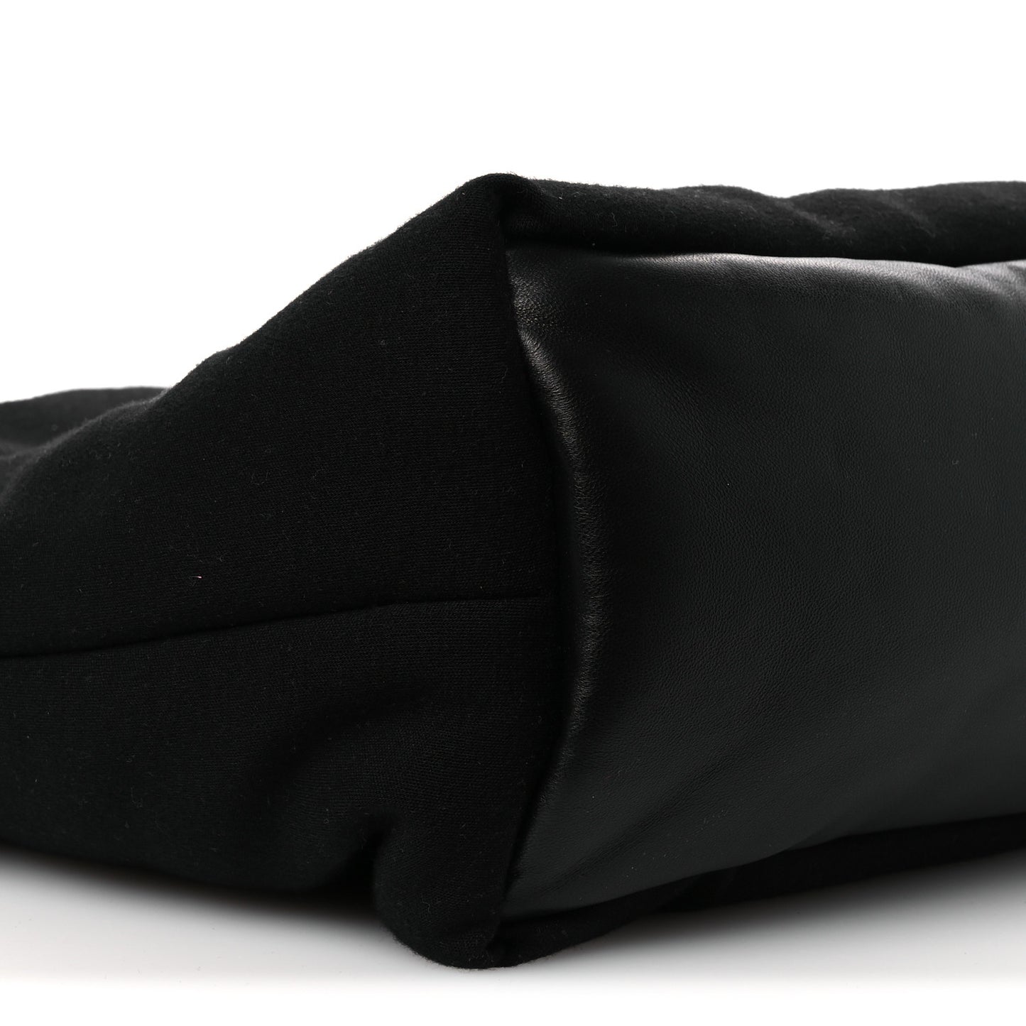 Jersey Wide Puffer Tote Black