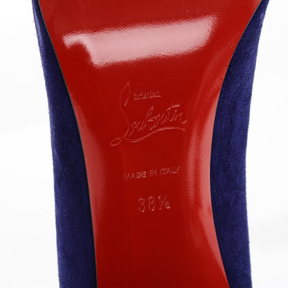 Christian Louboutin Veau Velours Decoltish 85 Pumps 38.5 Encre 6 of 6
