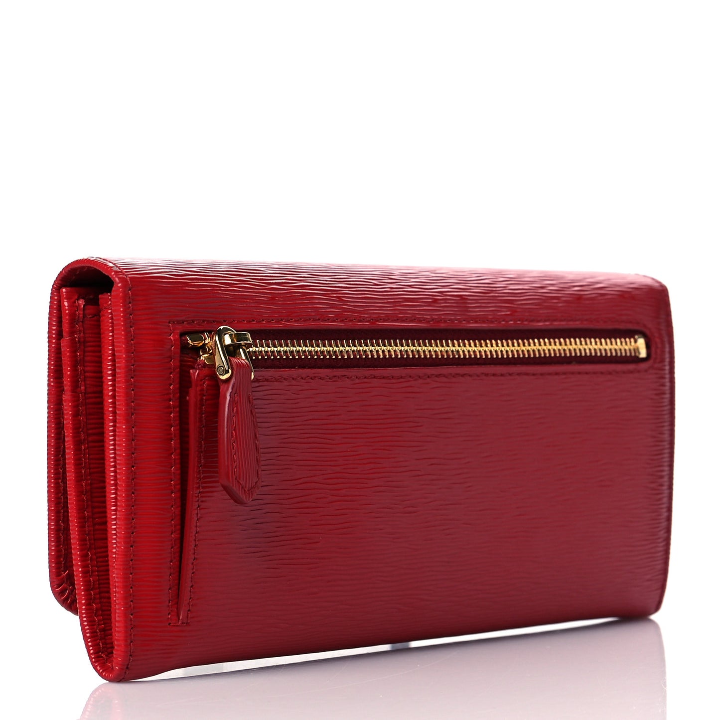 Vitello Move Continental Flap Wallet Lacca