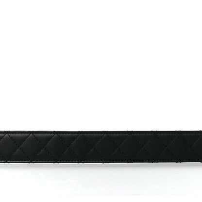 Chanel Lambskin Quilted CC Chain Belt 75 30 Black 7 of 9