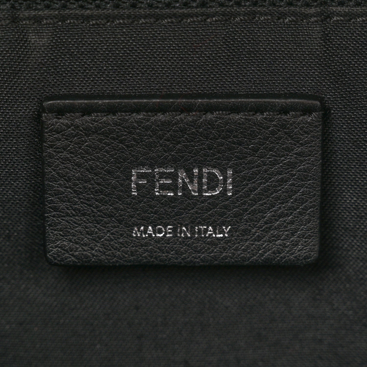 Fendi Nylon Vitello Dolce Elaphe Fox Fur Monster Eyes Backpack Black Natural Bordeaux Multicolor 6 of 13