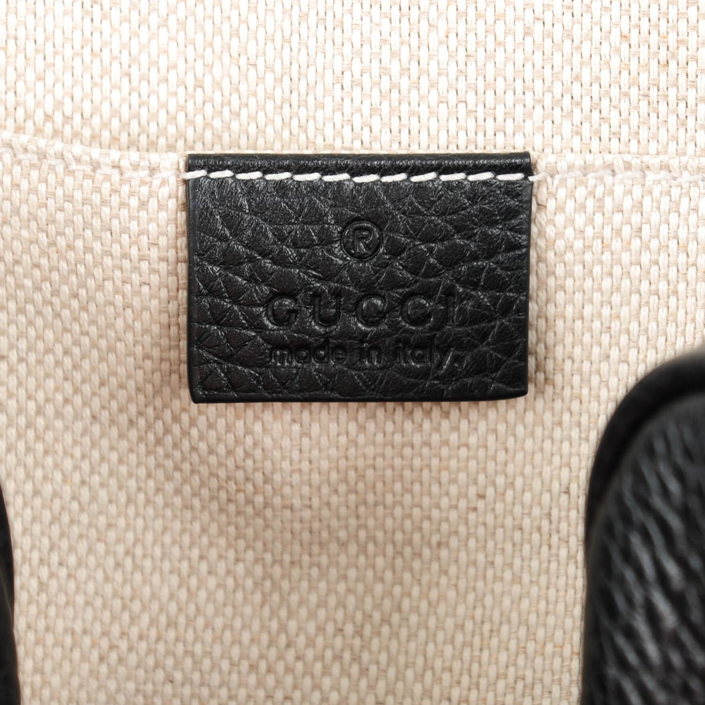 Pebbled Calfskin Small Soho Disco Bag Black