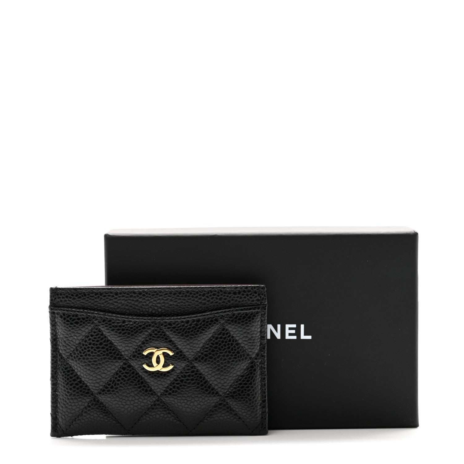 Chanel Caviar Quilted Card Holder Black 9 of 9