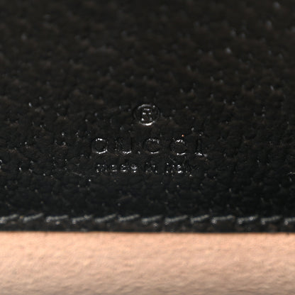 Gucci GG Supreme Monogram Textured Dollar Calfskin Mini New Basket Shoulder Bag Beige Ebony Black 6 of 10