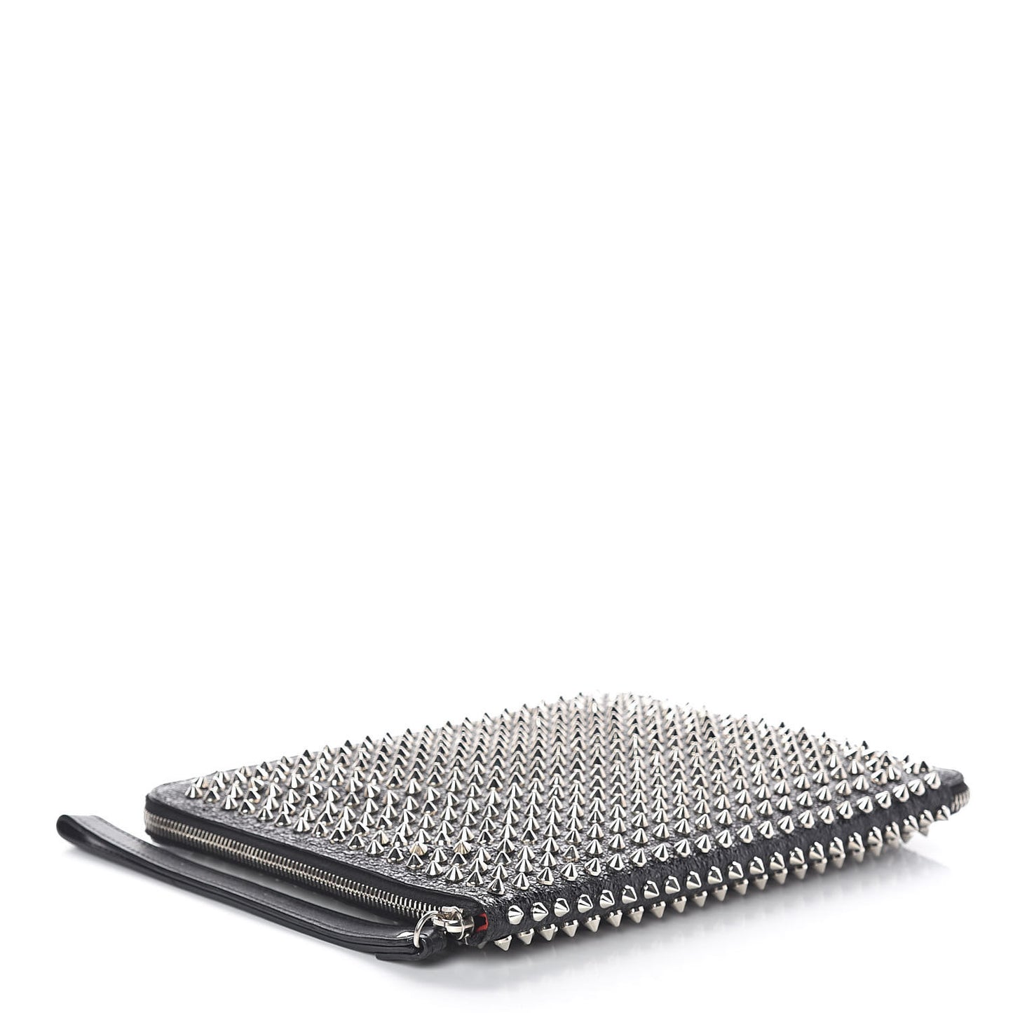 Metallic Calfskin Spiked IPad Case Black