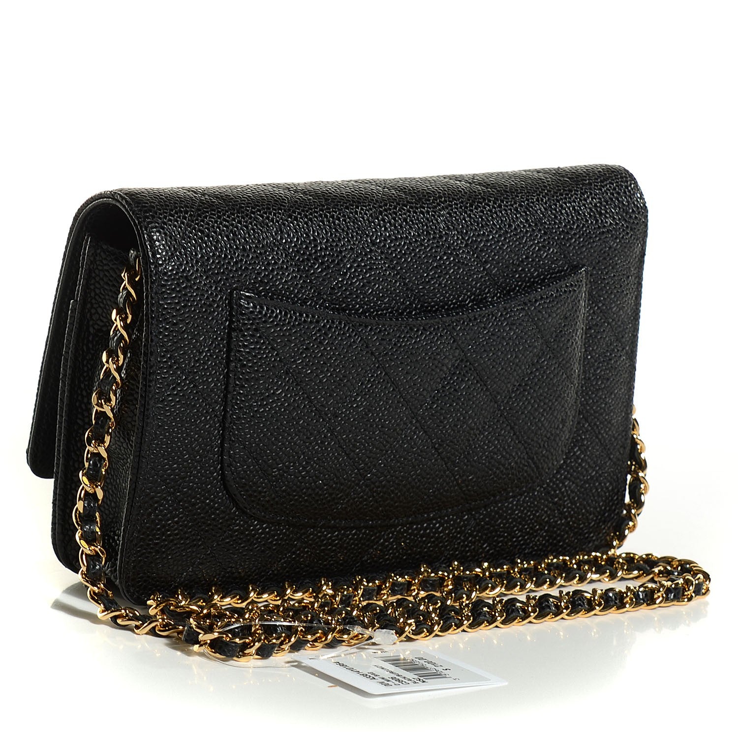Chanel Caviar Quilted Wallet On Chain WOC Black 3 of 9