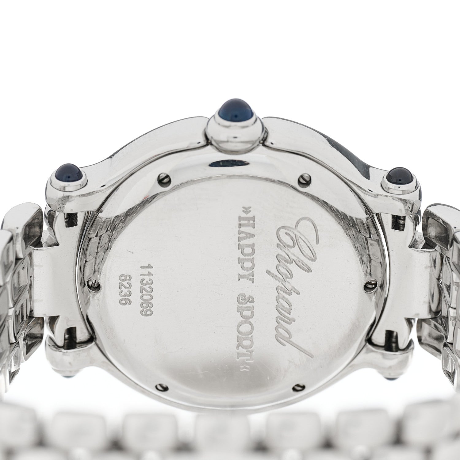 Chopard Stainless Steel 7 Diamond 32mm Happy Sport Quartz Watch 4 of 5