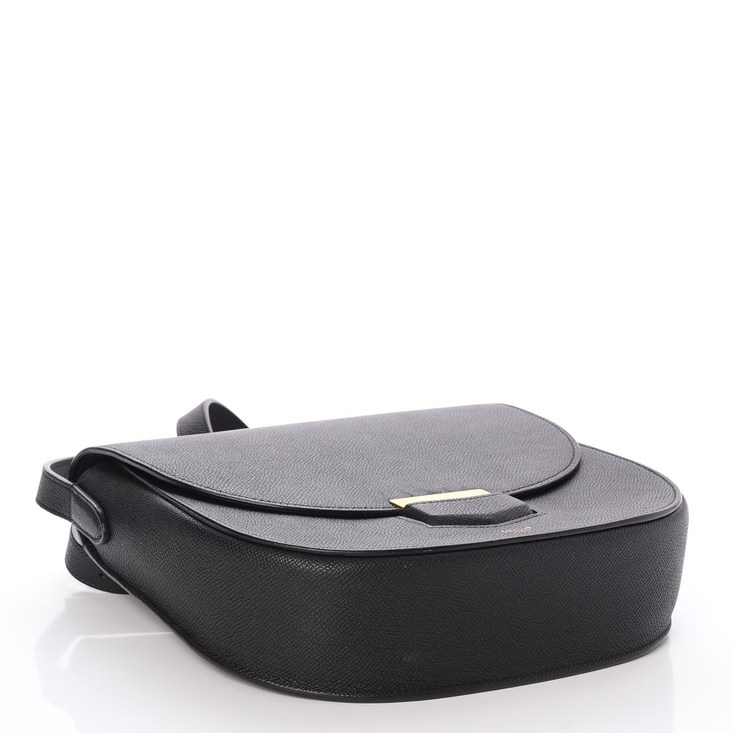 Celine Grained Calfskin Medium Trotteur Black 4 of 8
