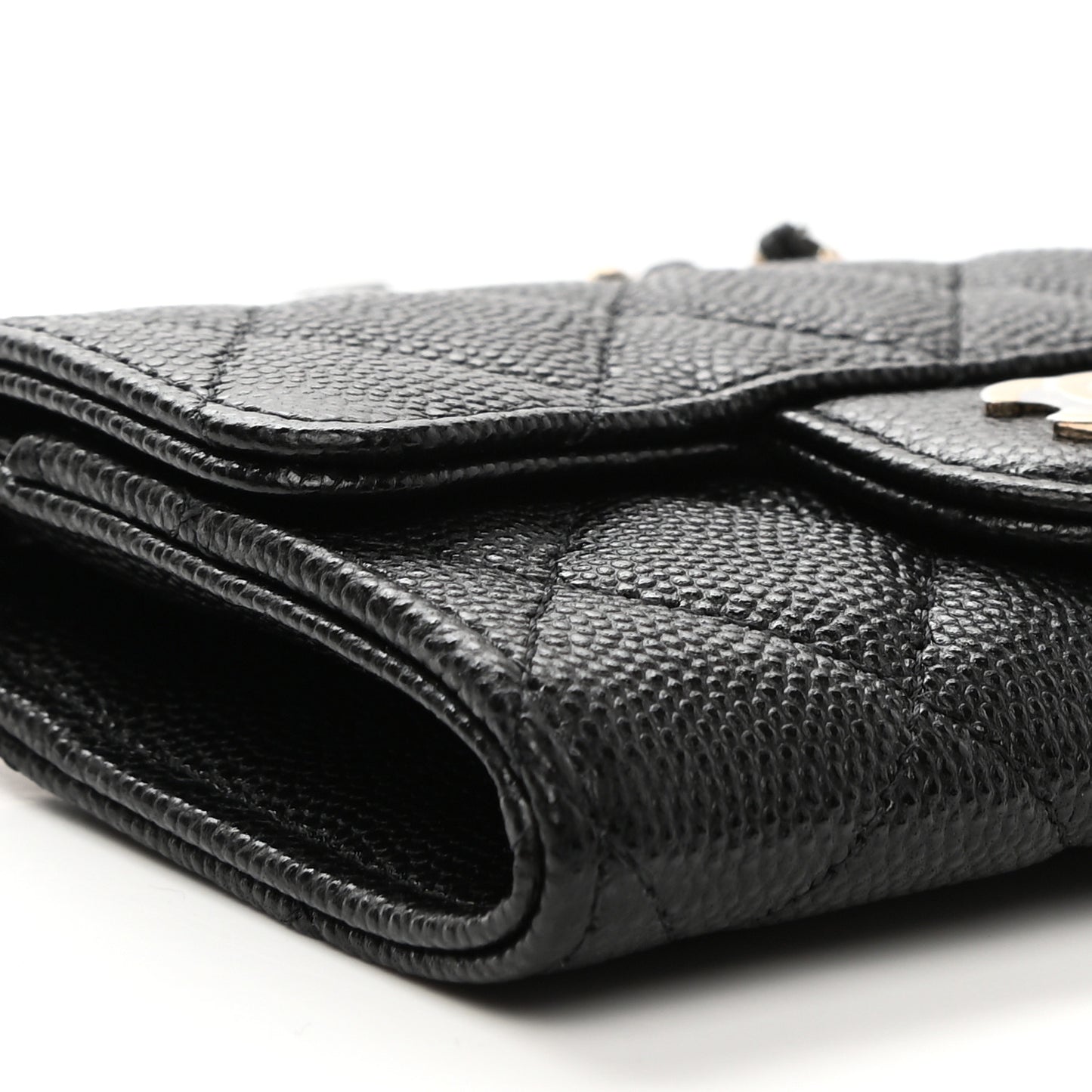 Caviar Quilted Belt Bag Black