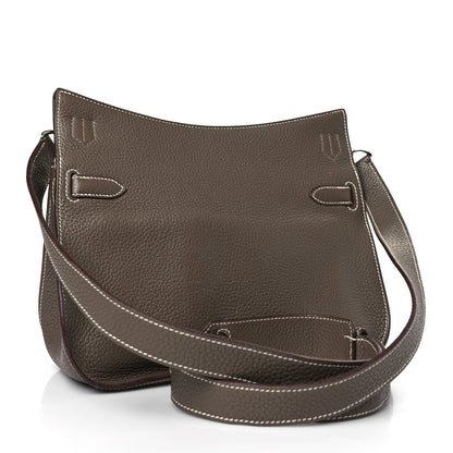 Hermes Taurillon Clemence Jypsiere 28 Etoupe 3 of 9