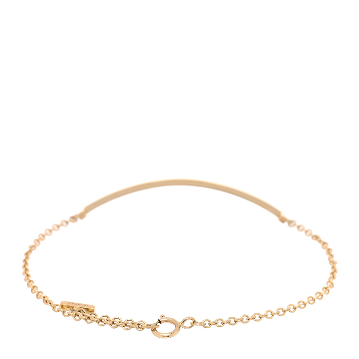 Tiffany 18K Yellow Gold T Smile Bracelet 2 of 4