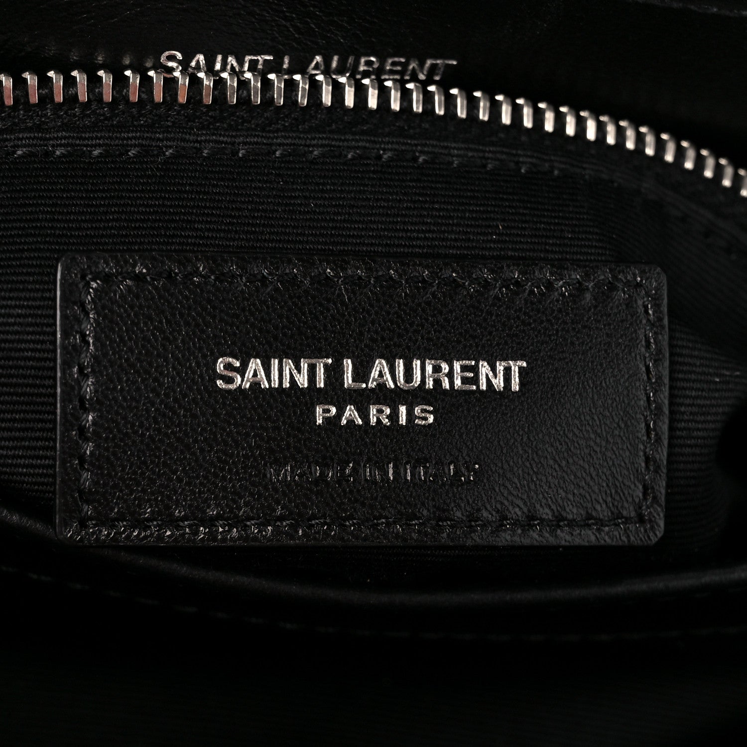 Saint Laurent Calfskin Y Quilted Monogram Toy Loulou Crossbody Bag Black 8 of 12