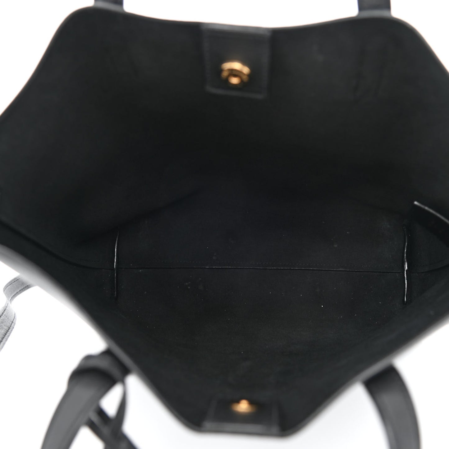 Calfskin Toy Shopping Tote Black
