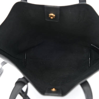Saint Laurent Calfskin Toy Shopping Tote Black 6 of 11