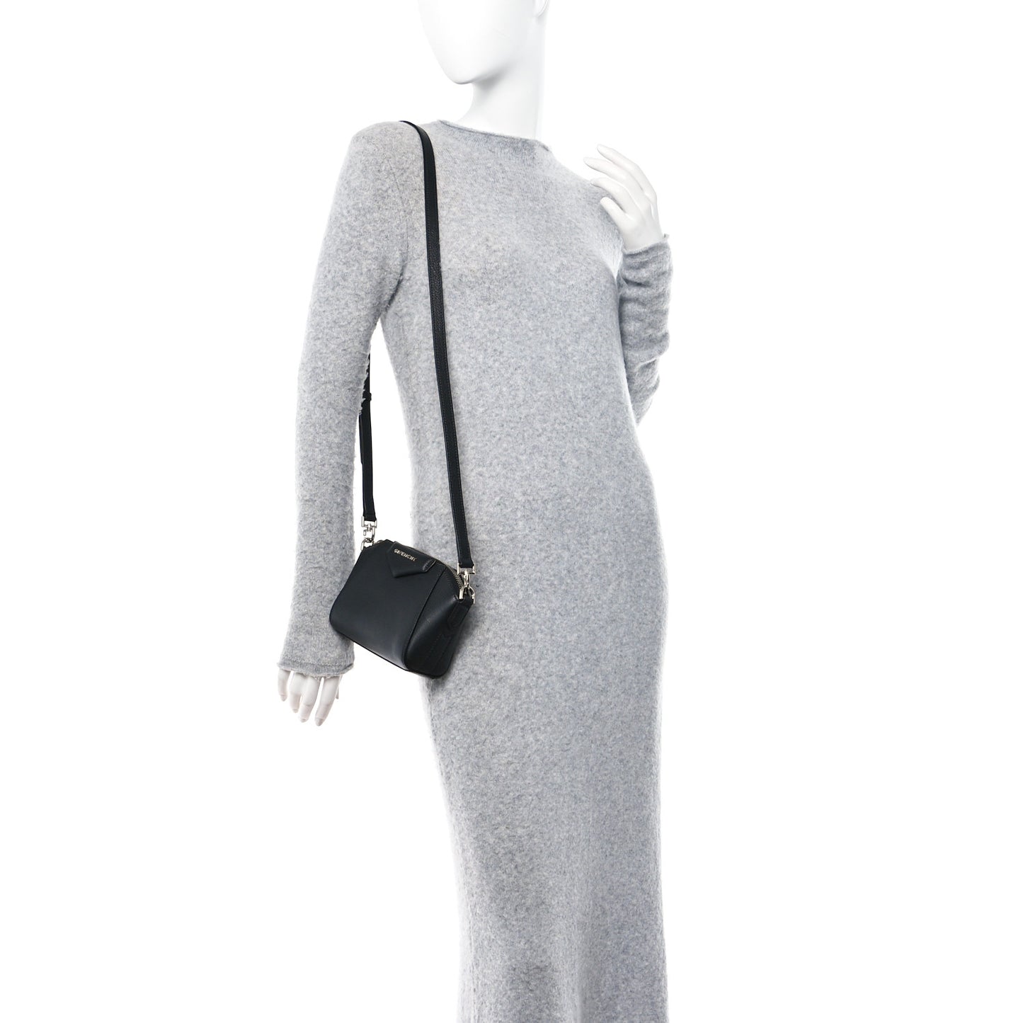 Sugar Goatskin Nano Antigona Black