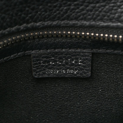 Celine Drummed Calfskin Nano Luggage Black 6 of 11