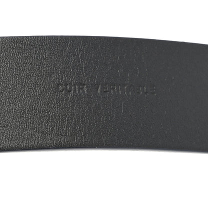 Chanel Glazed Calfskin CC Belt 75 30 Navy Blue 5 of 9
