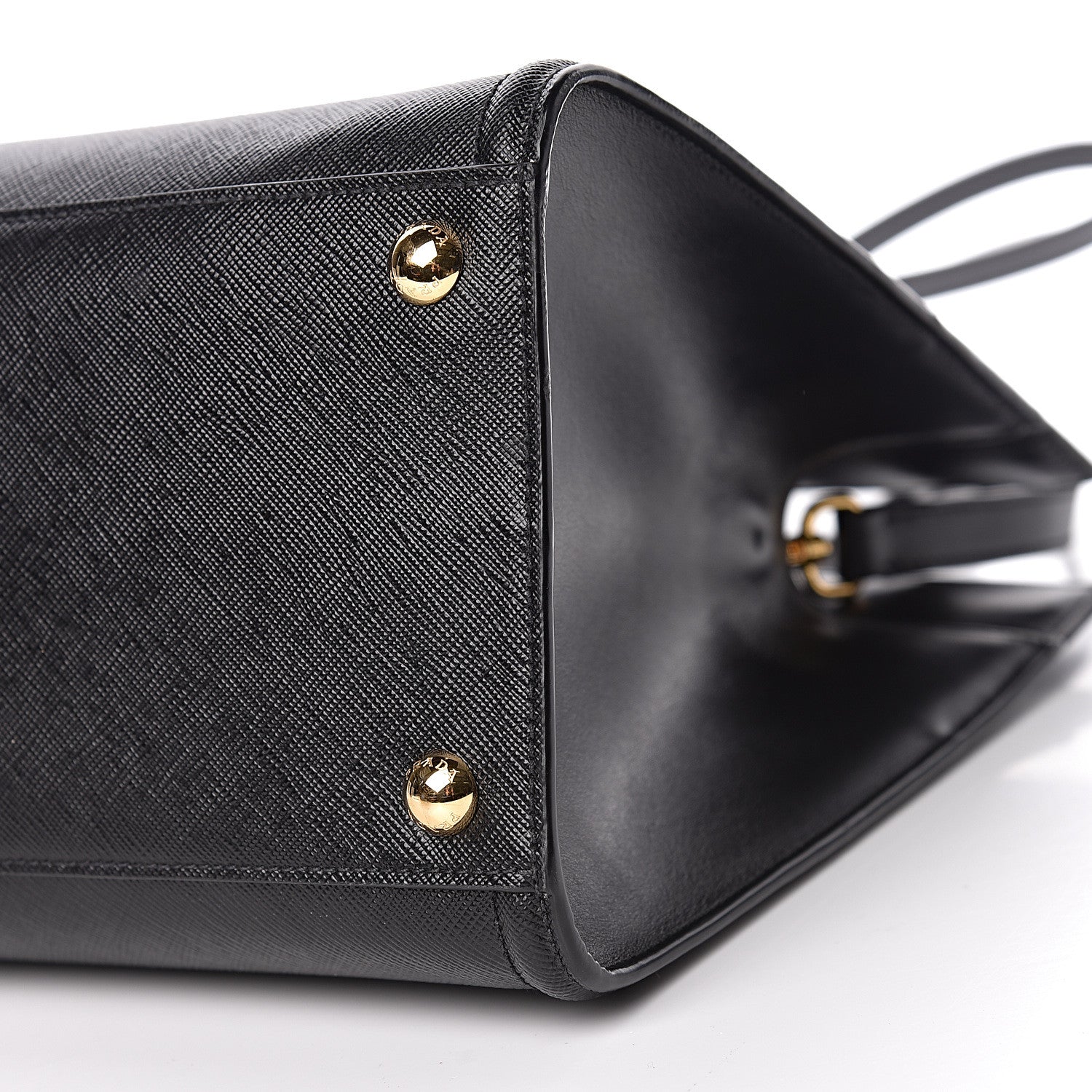 Prada Saffiano Soft Calfskin Tote Black 10 of 11