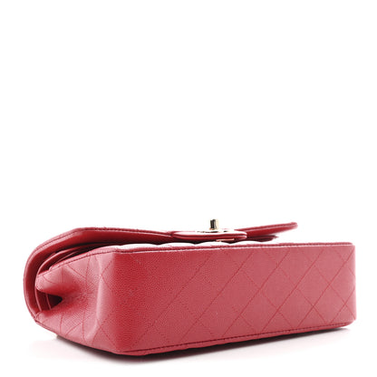 Chanel Caviar Quilted Small Double Flap Red 4 of 11
