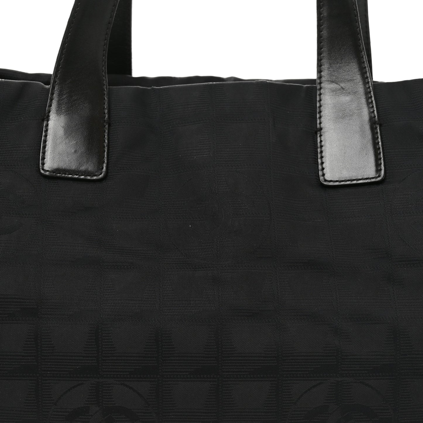 Nylon Medium Travel Tote Black