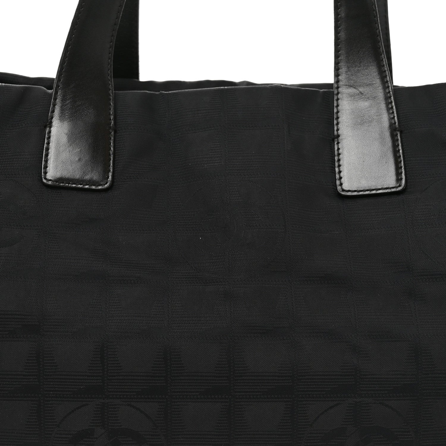 Chanel Nylon Medium Travel Tote Black 8 of 10