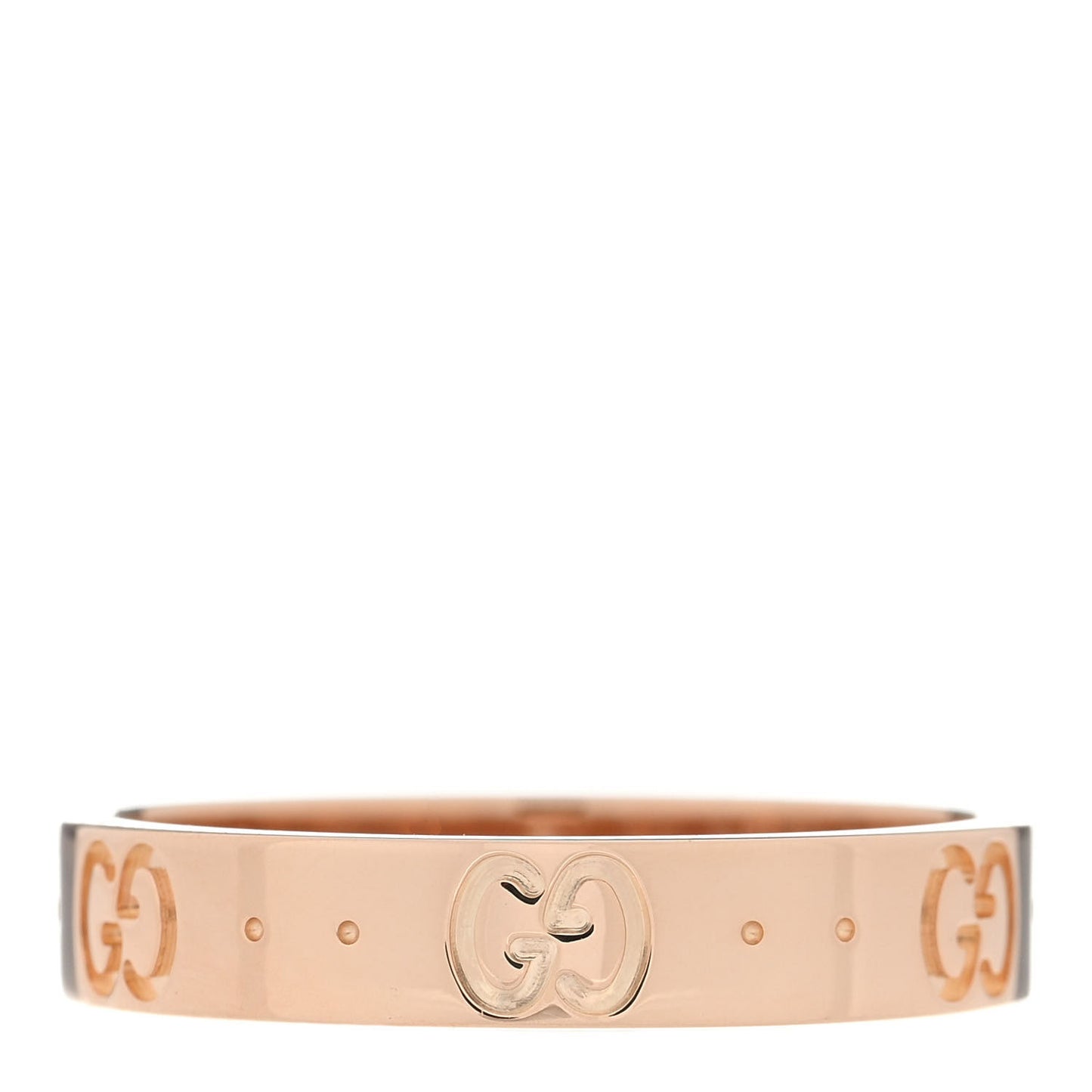18K Yellow Gold 4mm Icon Thin Band Ring 58 8.25