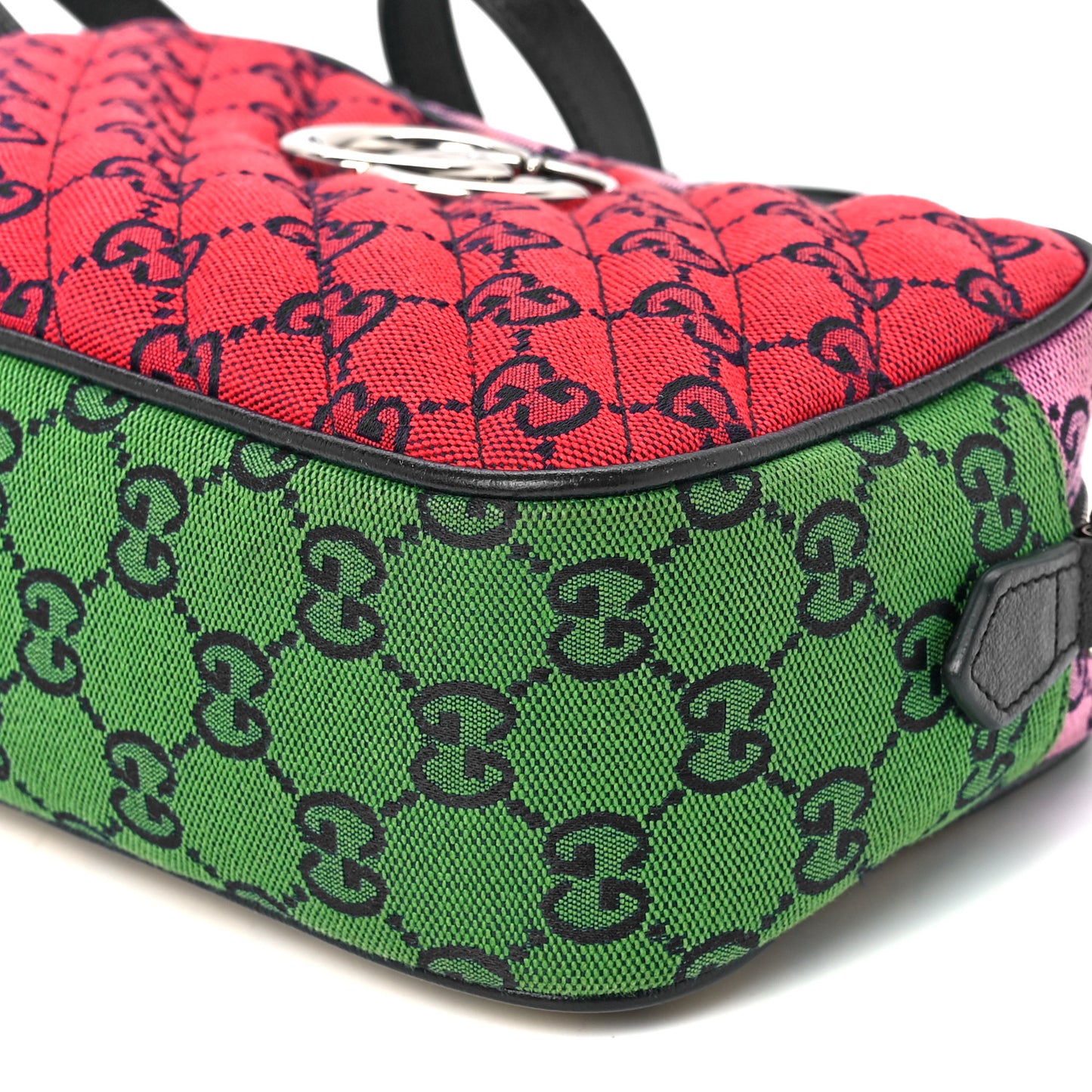 Monogram Multicolor Matelasse Diagonal Small GG Marmont Chain Shoulder Bag Red Blue Yellow Green Pink