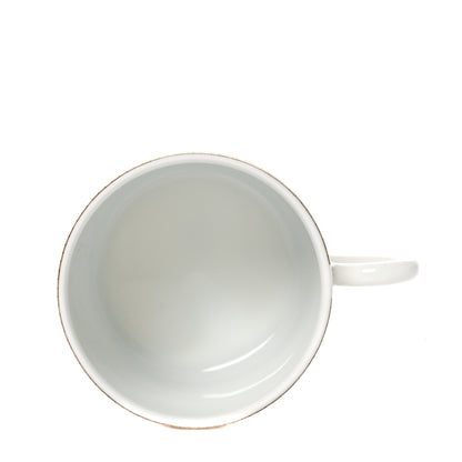 Hermes Porcelain Mosaique Au 24 Gold Coffee Cup and Saucer Set of 2 7 of 8