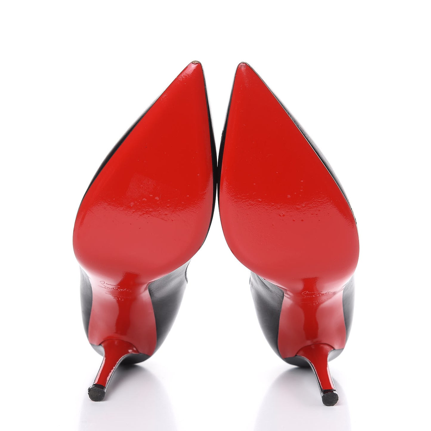 Shiny Nappa Apostrophy 100 Pumps 40 Black