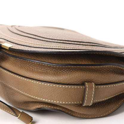 Chloe Calfskin Medium Marcie Round Crossbody Bag Nut 7 of 10