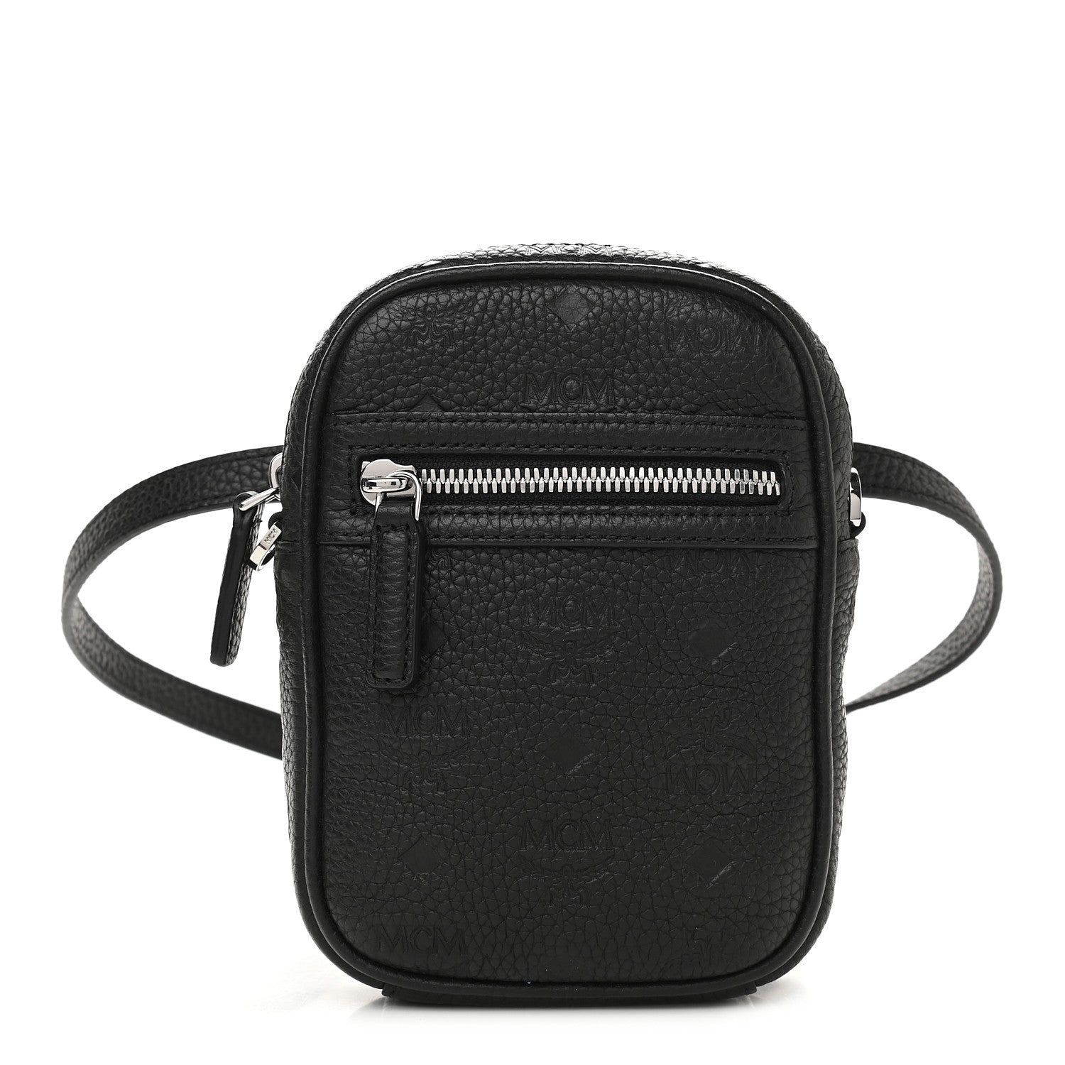 MCM Calfskin Ottomaar Small Tivitat Mini Crossbody Black 1 of 9