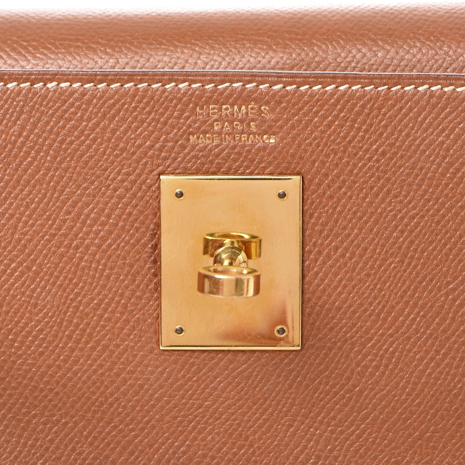 Hermes Courchevel Kelly Retourne 32 Gold 18 of 44
