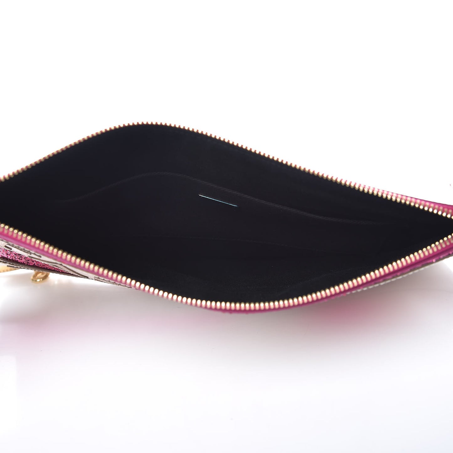 Glitter Metallic Dauphine Fashion Devotion Clutch Pink