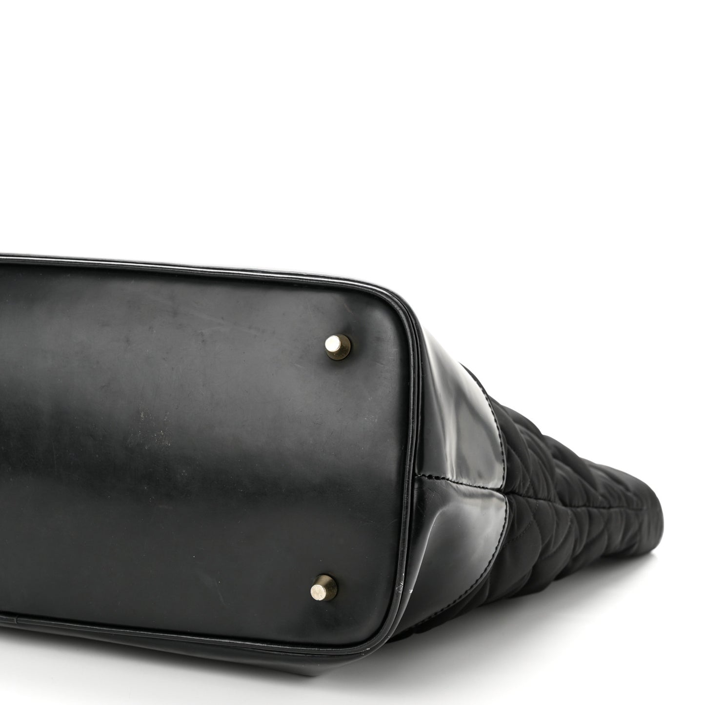 Nylon Quilted Grange Tote Black