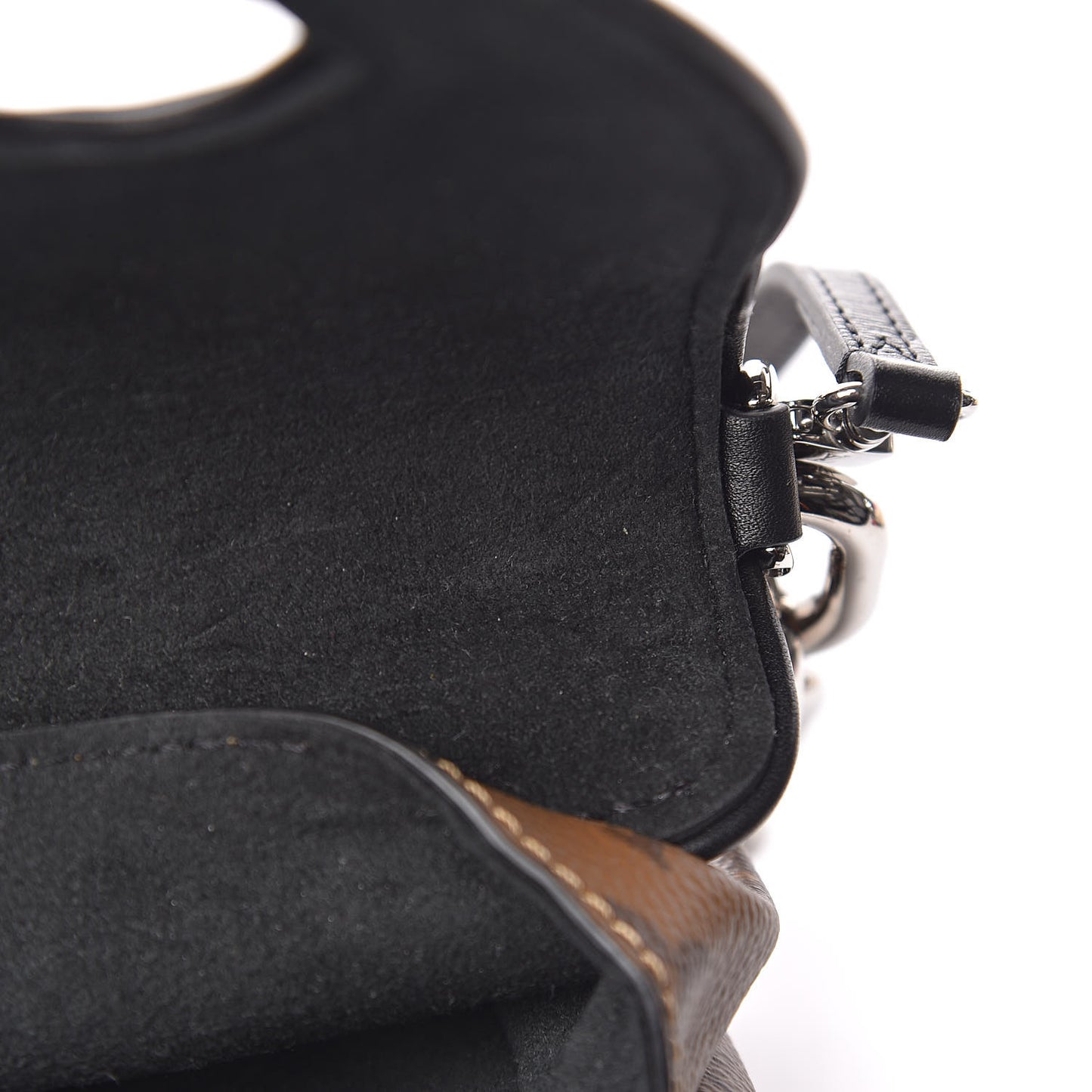 Reverse Monogram Kabuki Pochette Black