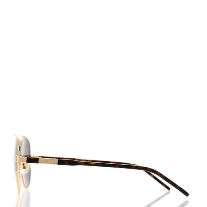 Gucci Acetate Aviator Sunglasses GG1163S Gold Tortoise 3 of 8