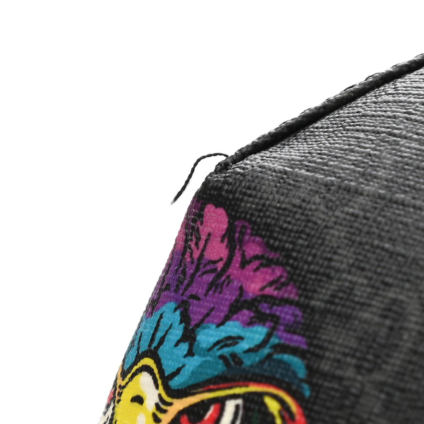 GG Supreme Monogram Eagle Print Baseball Hat XS Black