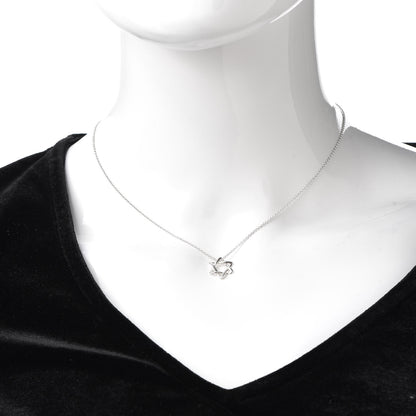 Tiffany Sterling Silver 12mm Elsa Peretti Star of David Pendant Necklace 2 of 5