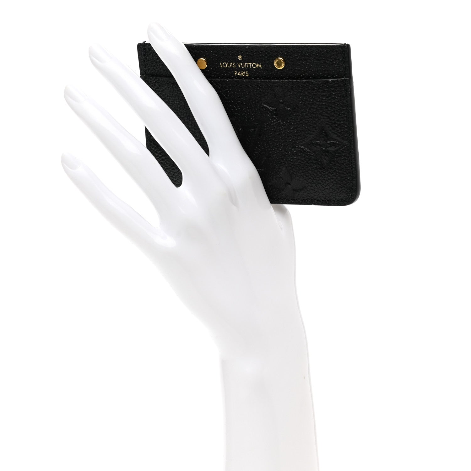 Louis Vuitton Empreinte Card Holder Black 2 of 9