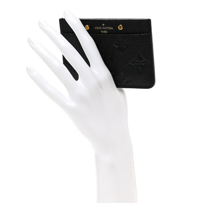 Louis Vuitton Empreinte Card Holder Black 2 of 9