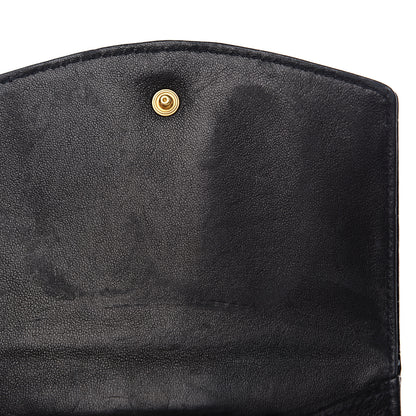 Chanel Patent Timeless CC Compact French Wallet Black 6 of 7