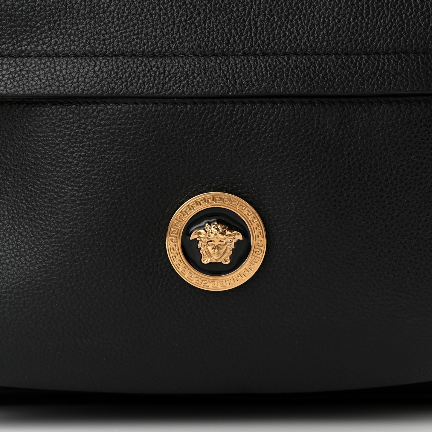 Calfskin Medusa Backpack Black