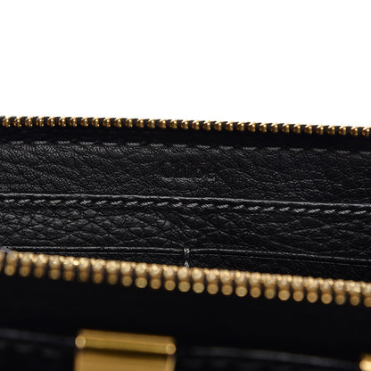 Chloe Grained Calfskin Marcie Long Zip Around Wallet Black 6 of 7