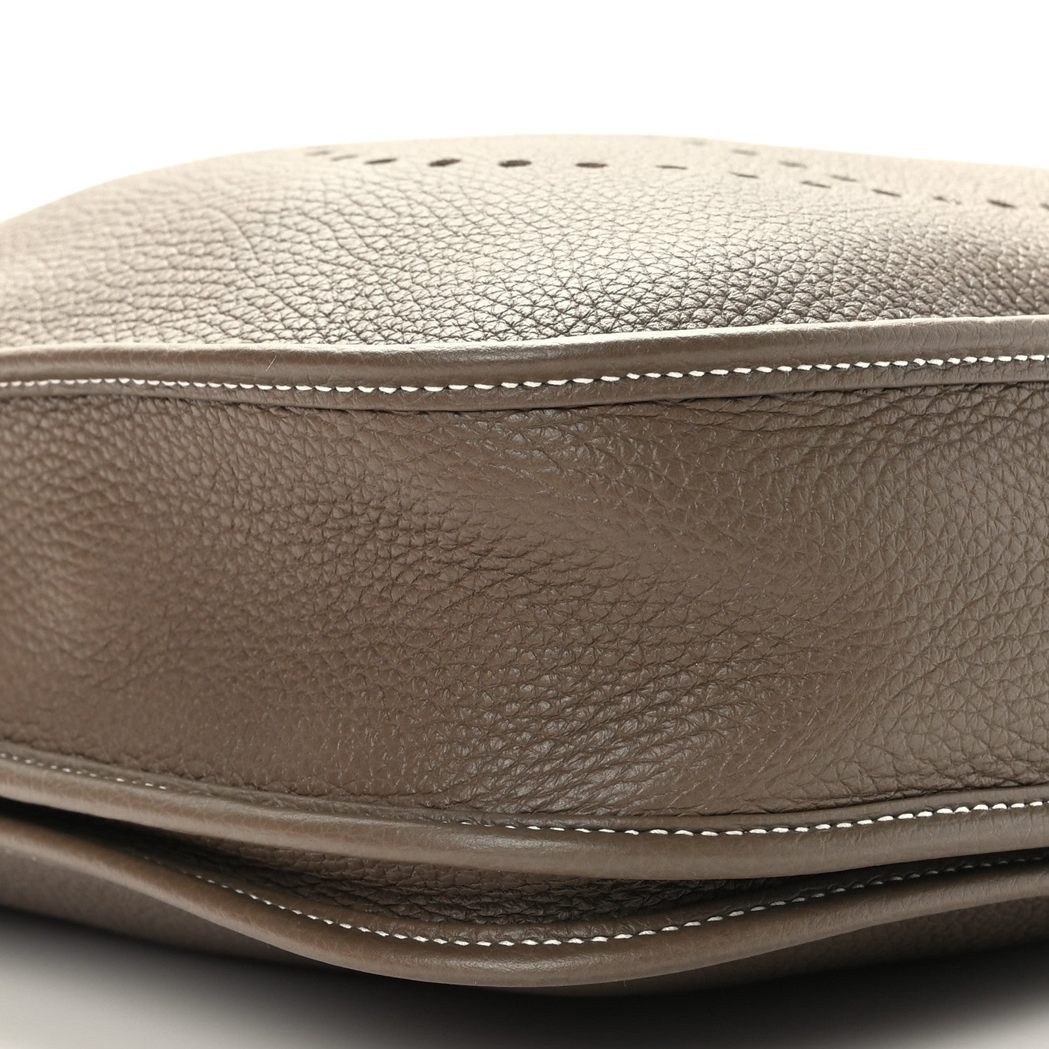 Hermes Taurillon Clemence Evelyne III PM Etoupe 8 of 9