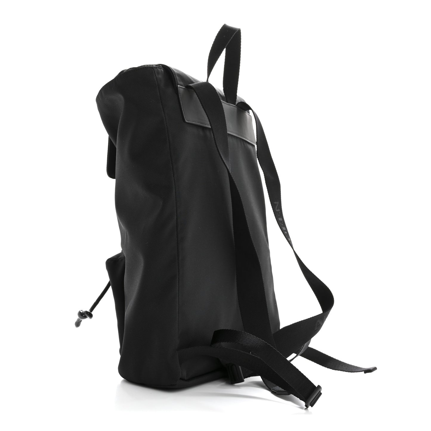 Nylon Backpack Black Red