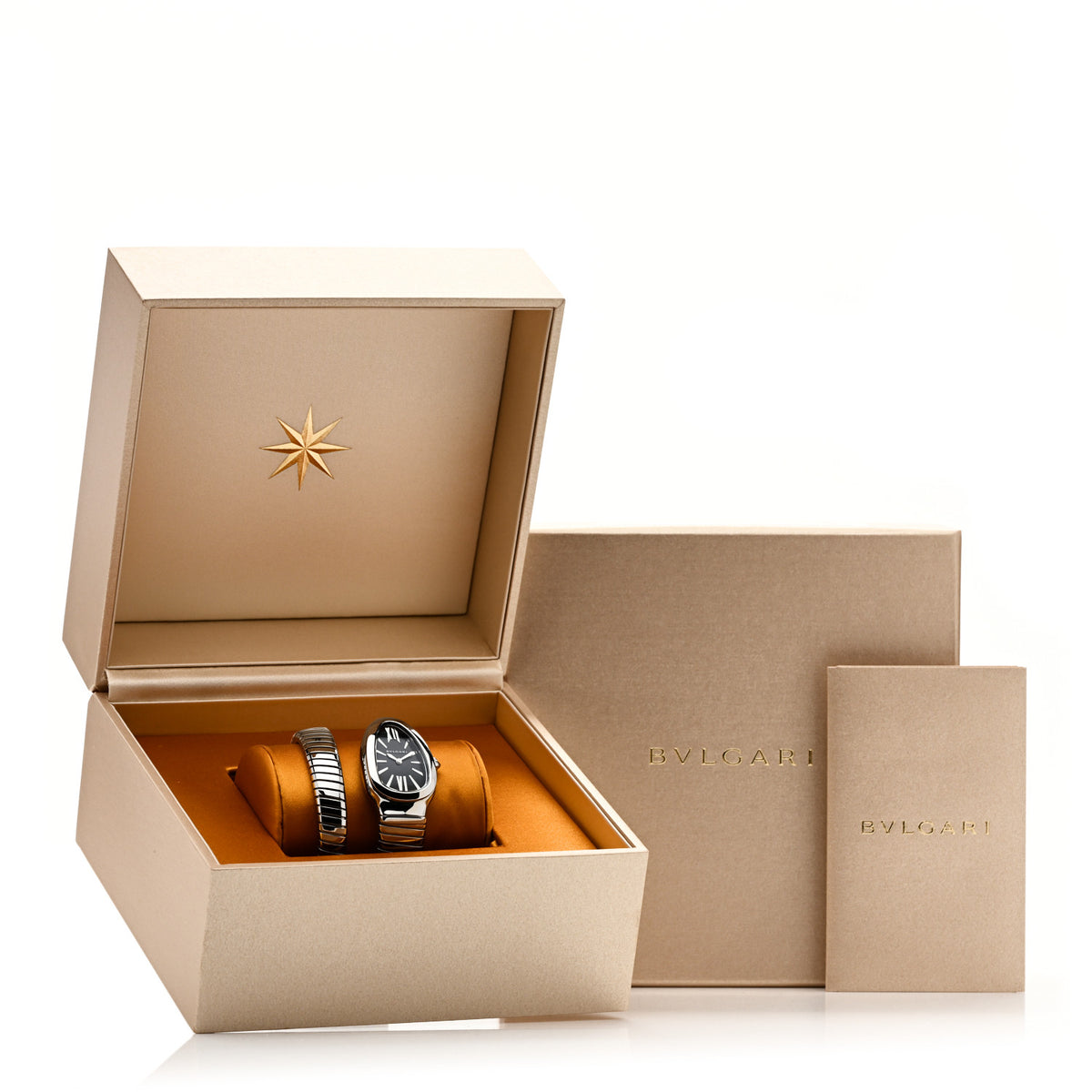 Bulgari Stainless Steel 35mm Serpenti Tubogas Quartz Watch Black 5 of 5