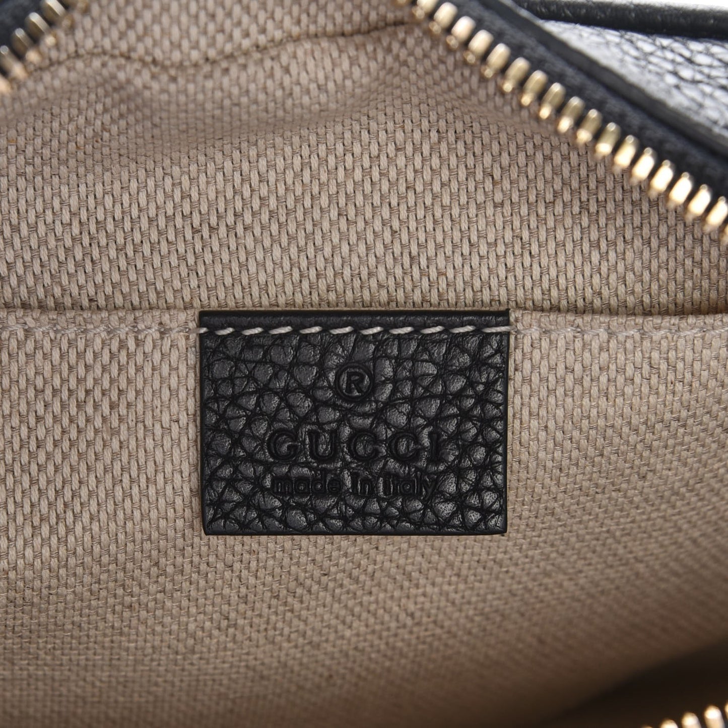 Pebbled Calfskin Small Soho Disco Bag Black