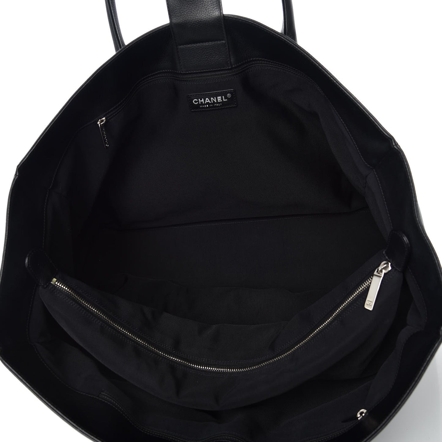 Calfskin XXL Cerf Tote Black