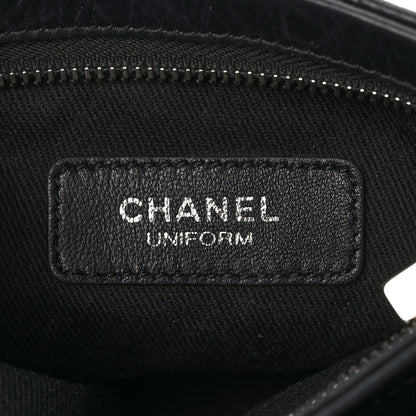 Chanel Aged Calfskin Quilted Crossbody Bag Black 6 of 8