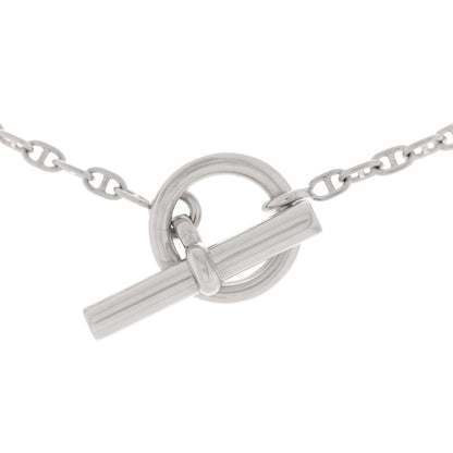 Hermes 18K White Gold Diamond New Farandole Pendant Necklace 5 of 7